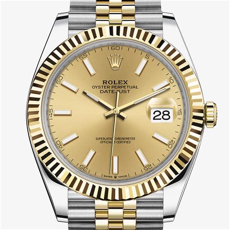 rolex datejust grigio e oro|buy rolex datejust 41.